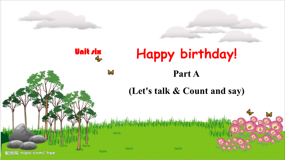 人教PEP版三上英語Unit 6 Part A Let's talk&Count and say教學課件.rar