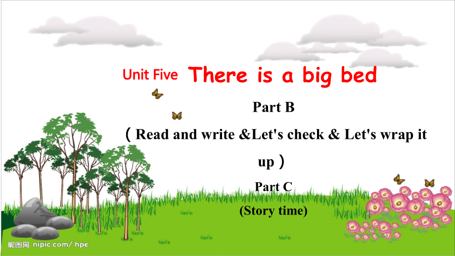 人教PEP版五上英語Unit5PartBReadandwriteLetscheckLetswrapitupPartCStorytime教學課件.rar