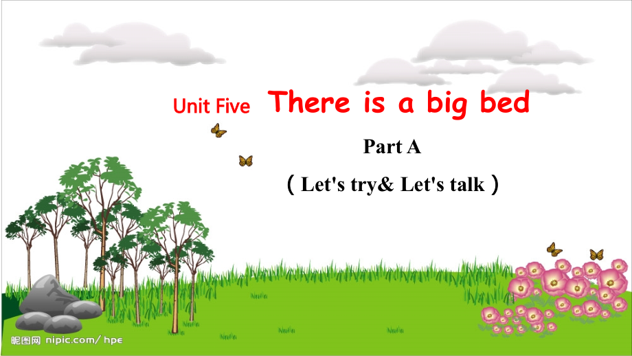 人教PEP版五上英語Unit 5 Part ALet's try & Let's talk教學課件.rar