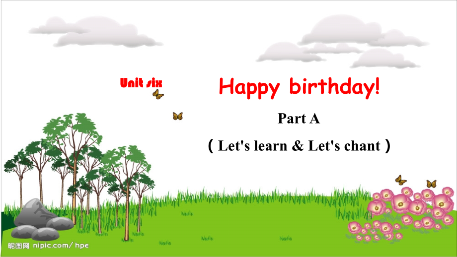 人教PEP版三上英語Unit 6 Part A Let's learn&Let's chant教學課件.rar