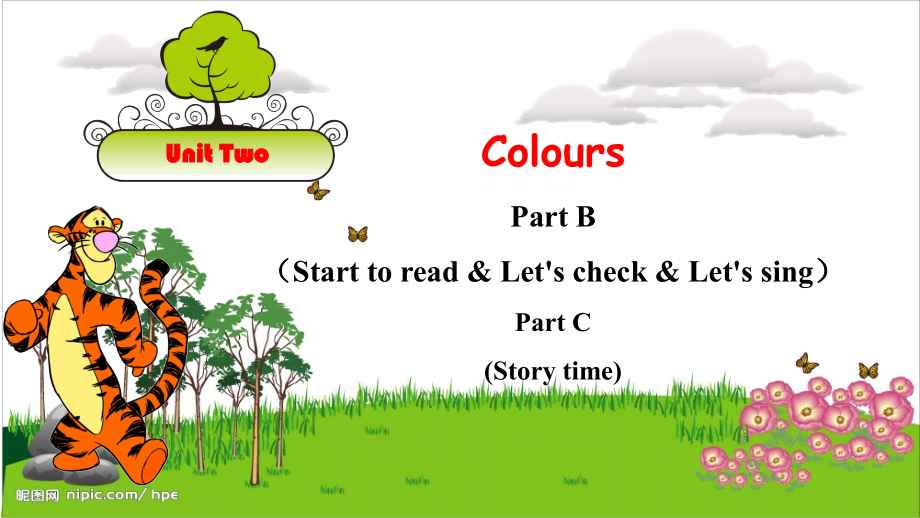 人教PEP版三上英語Unit 2 Part B Start to read&Let's check&Let's sing&Part C Story time》教學課件.rar