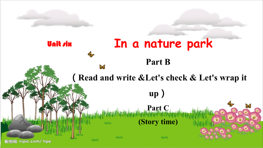 人教PEP版五上英語Unit6PartBReadandwriteLetscheckLetswrapitupPartCStorytime教學課件.rar