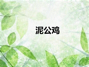 贛美版二年級(jí)上冊(cè)美術(shù)《泥公雞》課件.ppt