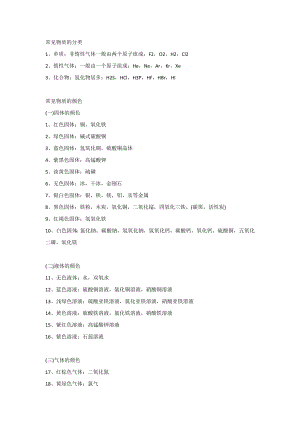 初中化學復習資料之高頻考點知識點總結.docx
