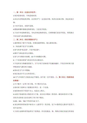 初中化學(xué)1-12單元知識(shí)點(diǎn)總結(jié).docx