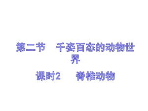 蘇教版八上生物14.2.2千姿百態(tài)的動(dòng)物世界課時(shí)2（課件PPT）.ppt