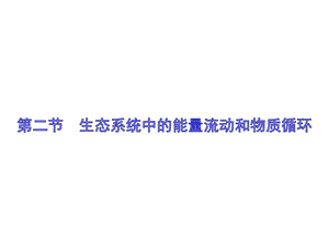 蘇教版八上生物19.2生態(tài)系統(tǒng)中的能量流動(dòng)和物質(zhì)循環(huán)（課件PPT）.ppt