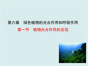蘇教版七上生物第一節植物光合作用的發現 課件.ppt