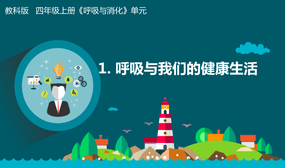 教科版四年級上冊科學2.2呼吸與健康生活課件+教案+實驗記錄單.rar