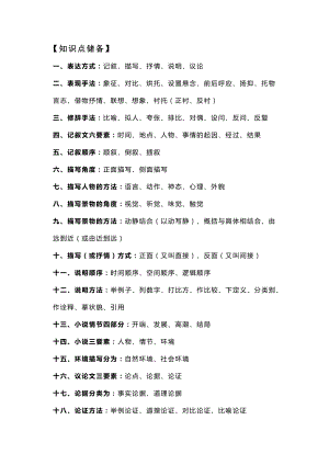 初中語文考試現(xiàn)代文閱讀解題方法歸類.docx