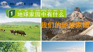 教科版二上科學1.1 地球家園中有什么 課件.pptx