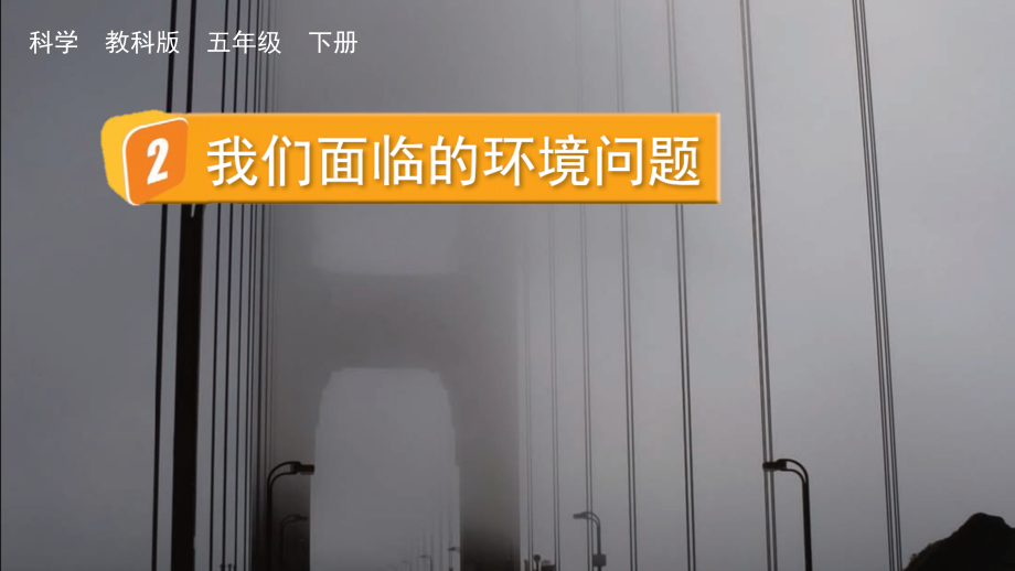 教科版五下科學3.2 我們面臨的環境問題 課件含視頻素材.rar