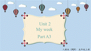 人教PEP版五年級上冊英語Unit2 A3 Let's spell 課件.pptx