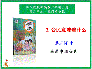 部編版六上道德與法治3.公民意味著什么第3課時課件.pptx