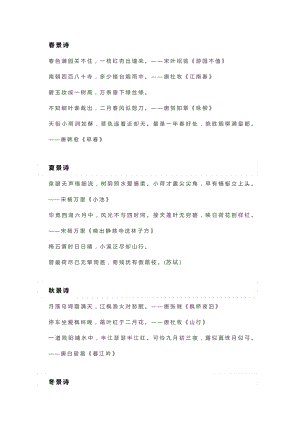 小學語文專題：考試常考的13類主題詩句.docx