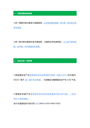 初中化學考試十二個重要規律匯總.docx