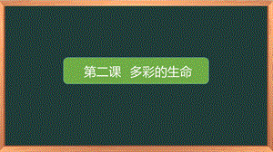 湘科版四上心理健康教育第2課《多彩的生命》課件.pptx