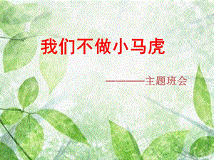 湘科版一下心理健康教育第4課《不做小馬虎》課件 (1).pptx