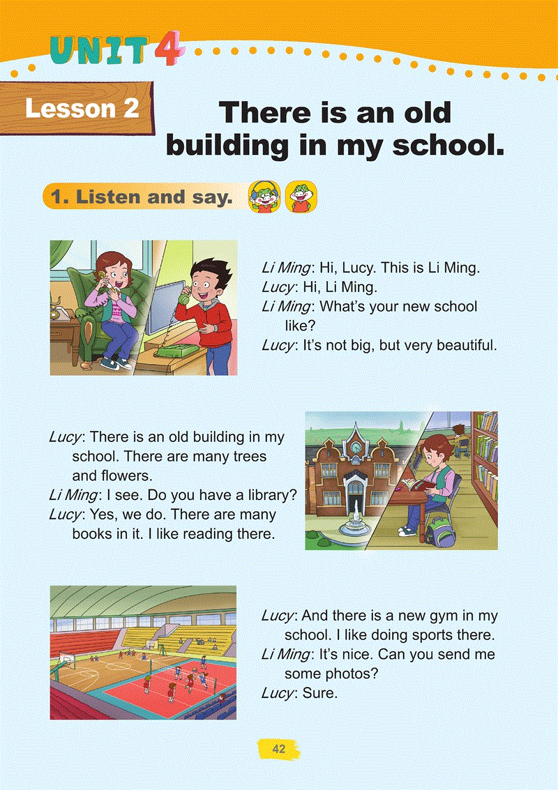 魯科版五年級上冊英語Unit 4-Lesson2課件ppt含音視頻素材.rar