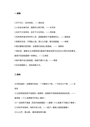 小學語文作文素材：139則名言.docx