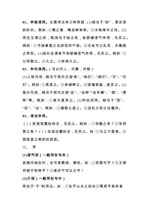初中語文17個重點虛詞.docx