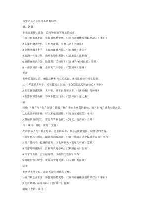 初中語文古詩詞鑒賞最全知識(shí)匯總.docx