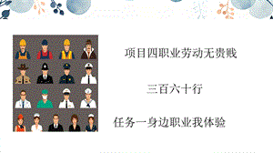 浙教版五上勞動(dòng)項(xiàng)目4任務(wù)1身邊職業(yè)我體驗(yàn)課件.pptx