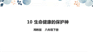 地質版八下生命與健康常識第10課生命健康的保護神課件.pptx