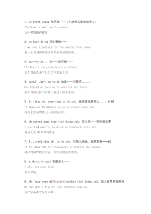 初中英語考試常考的23個高頻句型.docx