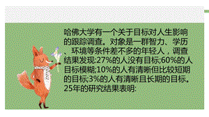 通用版初中心理健康《明確目標放飛夢想》教學課件
