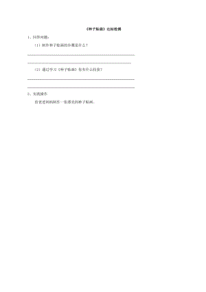 小學(xué)綜合實(shí)踐活動(dòng)-種子貼畫-羅-評(píng)測(cè)練習(xí).doc