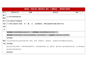24新教科版一年級上冊科學2.2《發現生長》表格式教學設計.docx