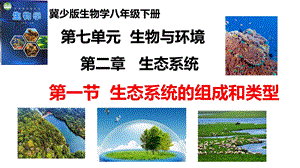 25新冀少版八年級下冊生物7.2.1 生態系統的組成和類型 課件.pptx
