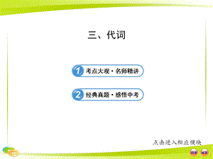 中考英語語法專題復習課件：三 代詞.ppt