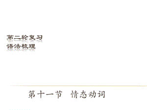中考英語（深圳地區(qū)）復(fù)習(xí)語法課件：情態(tài)動詞.ppt