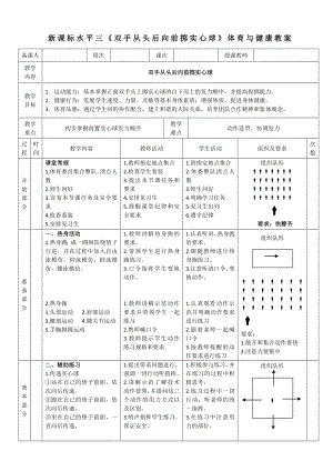 11水平三三種姿勢投擲實心球教學設計11.docx