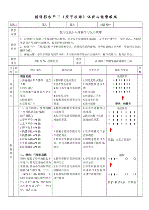 31乒乓球反手攻球教案模板(1).docx黃婉悅(2).docx