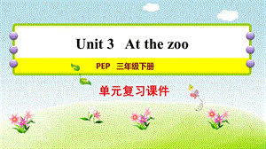 人教版三年級下冊英語U3復習課件.ppt