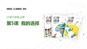 湘教版六年級上心理健康教育5我的選擇課件.pptx