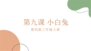 魯科版三上綜合實(shí)踐3.3小白兔課件.pptx