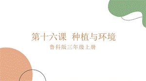魯科版三上綜合實(shí)踐6.1種植與環(huán)境課件.pptx