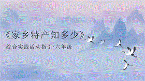 魯科版六上綜合實踐活動2.1家鄉(xiāng)特產(chǎn)知多少課件.pptx