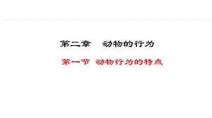 冀少版八年級(jí)上冊(cè)生物4.2.1動(dòng)物行為的特點(diǎn) 課件.pptx