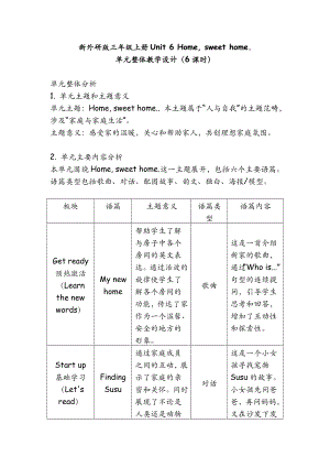 2024新外研三起點(diǎn)三年級(jí)上英語(yǔ)單元整體教學(xué)設(shè)計(jì) 第6單元.docx