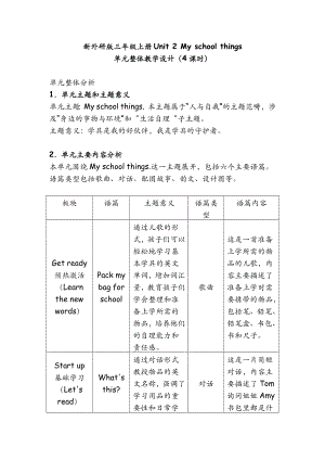 2024新外研三起點(diǎn)三年級(jí)上英語(yǔ)單元整體教學(xué)設(shè)計(jì) 第2單元.docx