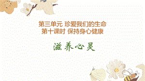 24秋新教材部編版七上道德與法治10.2 滋養(yǎng)心靈-課件.pptx