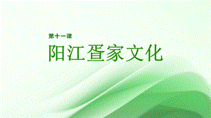 五六年級美麗陽江課件：第十一課陽江疍家文化.pptx
