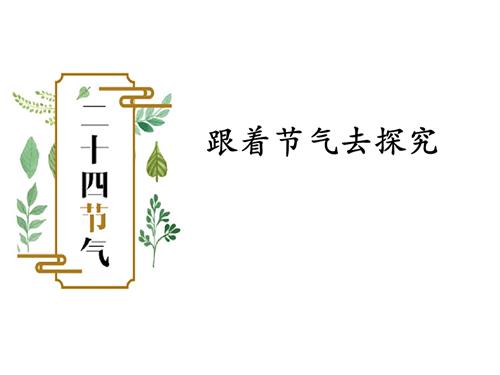遼師大版四年級下綜合實踐活動主題一 跟著節氣去探究 課件.ppt