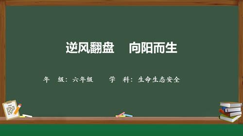 川教版六年級上冊生命生態安全--逆風翻盤 向陽而生-教學課件.pptx
