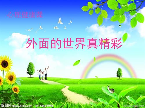 鄂科版五年級心理健康4B外面的世界真精彩課件.pptx